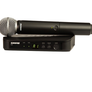 ⁦מיקרופון אלחוטי Shure BLX24E/SM58 שור⁩ – תמונה ⁦1⁩