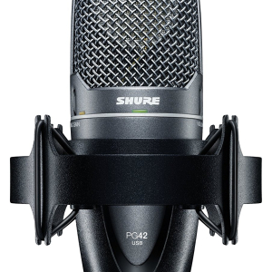 ⁦מיקרופון קונדנסר Shure PG42USB שור⁩ – תמונה ⁦2⁩