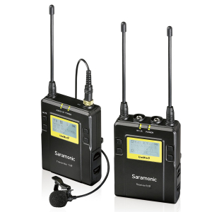 ⁦Saramonic UWMIC9-TX9+RX9 Wireless Lapel Microphone System - Black⁩ – תמונה ⁦1⁩