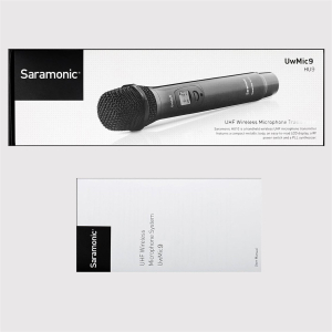 ⁦Saramonic HU9 96-Channel Digital UHF Wireless Handheld Microphone with Integrated Transmitter for UwMic9 System⁩ – תמונה ⁦7⁩