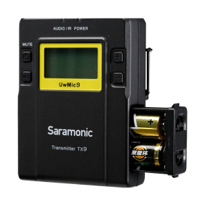 ⁦Saramonic UWMIC9-TX9+RX9 Wireless Lapel Microphone System - Black⁩ – תמונה ⁦7⁩
