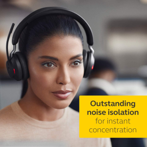 ⁦אוזניות ‏אלחוטיות JABRA Evolve2 65⁩ – תמונה ⁦3⁩