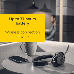 ⁦אוזניות ‏אלחוטיות JABRA Evolve2 65⁩ – תמונה ⁦4⁩