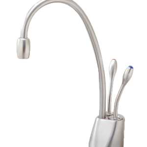 InSinkErator HC1100 Kitchen Tap – for Boiling Hot & Filtered Cold Water - CURVED BRUSHED – תמונה 1