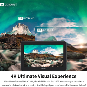 ⁦XP-PEN Artist Pro 16TP 4K⁩ – תמונה ⁦3⁩