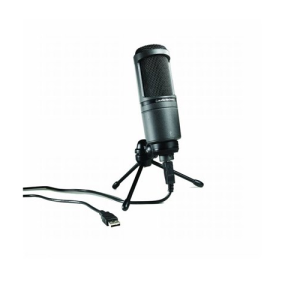 ⁦מיקרופון למחשב Audio Technica AT2020USB Plus אודיו טכניקה⁩ – תמונה ⁦1⁩