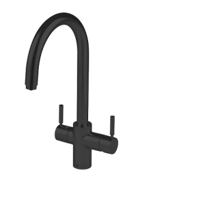 ⁦Insinkerator 3-in-1 ברז שחור⁩ – תמונה ⁦1⁩