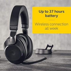 ⁦Jabra Evolve2 85  USB A כולל מעמד⁩ – תמונה ⁦3⁩