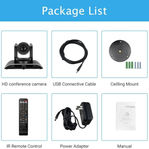 ⁦Tenveo All-in-one Video Conferencing System, 3X Optical Zoom USB PTZ⁩ – תמונה ⁦5⁩
