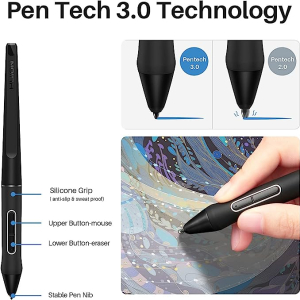 ⁦HUION Kamvas Pro 16 (2.5K)  2022⁩ – תמונה ⁦4⁩