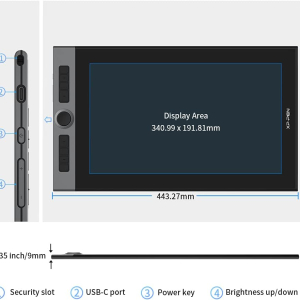 ⁦XPPen Artist Pro 16⁩ – תמונה ⁦6⁩