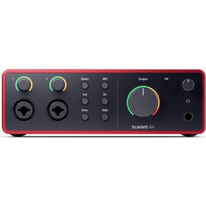 ⁦Focusrite Scarlett 4i4 4th Gen⁩ – תמונה ⁦5⁩