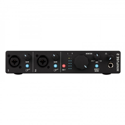 Arturia MiniFuse 2 USB Audio Interface, Black