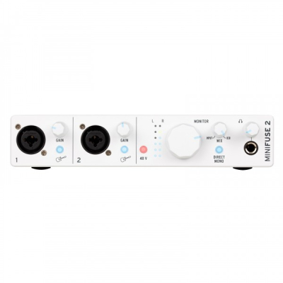 Arturia MiniFuse 2 USB Audio Interface, White