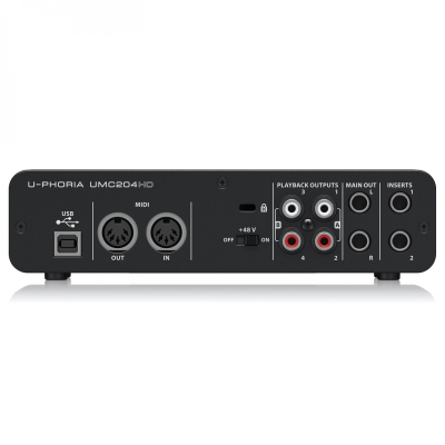 Behringer U-PHORIA UMC204HD USB Audio Interface