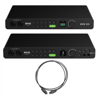 EVO by Audient EVO 16 & EVO SP8 Recording Bundle EVO by Audient EVO 16 & EVO SP8 Recording Bundle