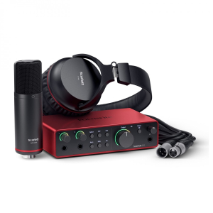 Focusrite Scarlett 2i2 Studio 4th Gen Recording Pack