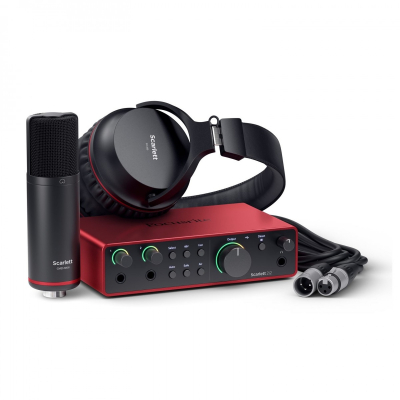 Focusrite Scarlett 2i2 Studio 4th Gen Recording Pack