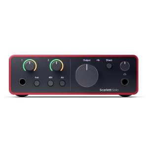 Focusrite Scarlett Solo 4th Gen Audio Interface