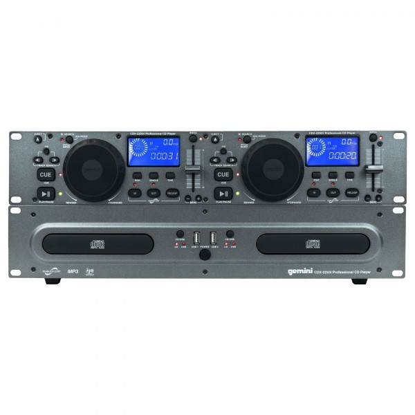 Gemini CDX-2250i Rackmount Dual CD Player With USB