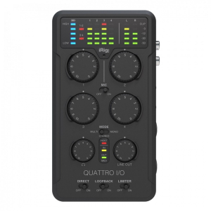 IK Multimedia iRig Pro Quattro I/O Deluxe