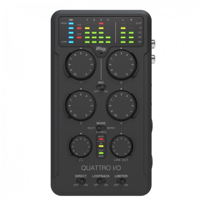 IK Multimedia iRig Pro Quattro I/O Deluxe