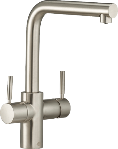 InSinkErator 3-in-1 Boiling Water Tap with NeoTank – Angular Brushed