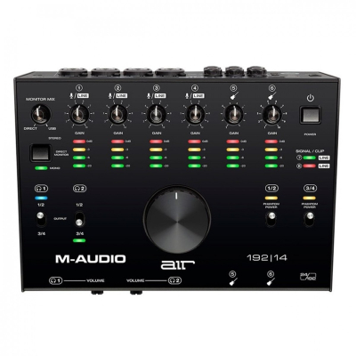 M-Audio AIR 192-14 Audio Interface Complete Production Bundle