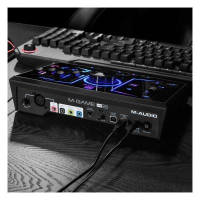 M-AUDIO M-GAME DUAL and Behringer BH470U Streaming/Gaming Headset Bundle
