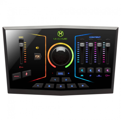 M-AUDIO M-GAME RGB Dual USB Streaming Gaming Audio Interface