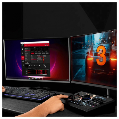 M-AUDIO M-GAME RGB Dual USB Streaming Gaming Audio Interface