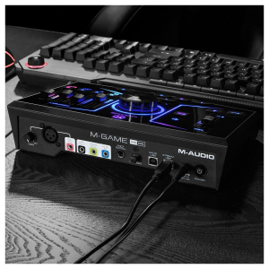 M-AUDIO M-GAME RGB Dual USB Streaming Gaming Audio Interface