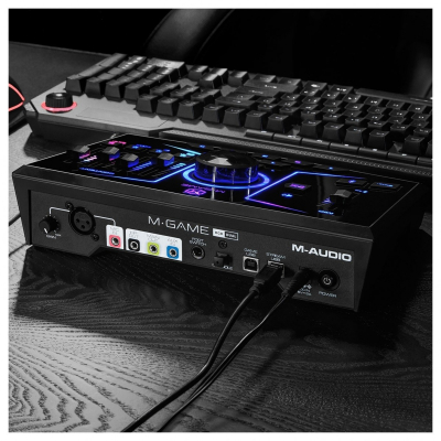 M-AUDIO M-GAME RGB Dual USB Streaming Gaming Audio Interface