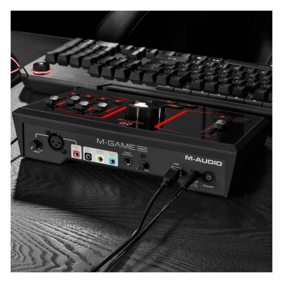 M-AUDIO M-GAME SOLO and Behringer BH470U Streaming/Gaming Headset Bundle