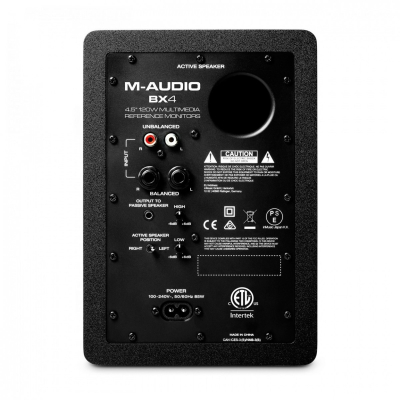 M-Audio M-Track Duo USB Interface with M-Audio BX4 Studio Monitors