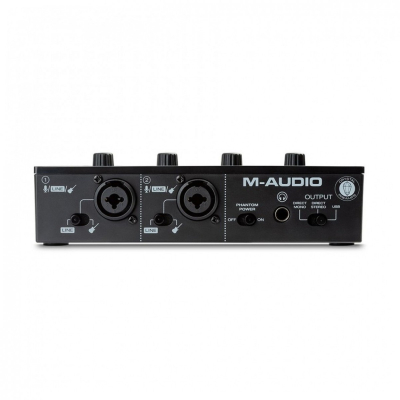 M-Audio M-Track Duo USB Interface with M-Audio BX4 Studio Monitors