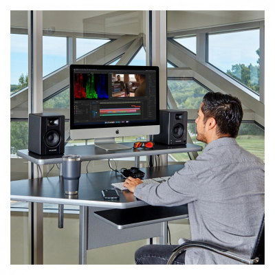 M-Audio M-Track Duo USB Interface with M-Audio BX4 Studio Monitors