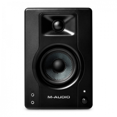M-Audio M-Track Solo USB Interface with M-Audio BX3 Studio Monitors