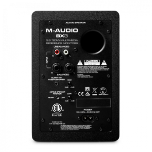 M-Audio M-Track Solo USB Interface with M-Audio BX3 Studio Monitors