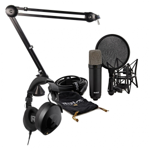 Rode NT1 Signature Condenser Microphone Microphone Arm Bundle