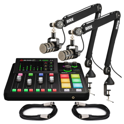 Rode Rodecaster Duo Live-Streaming and Podcasting Bundle