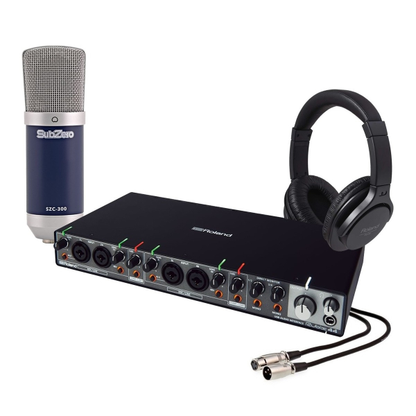 Roland Rubix44 USB Audio Interface Recording Bundle