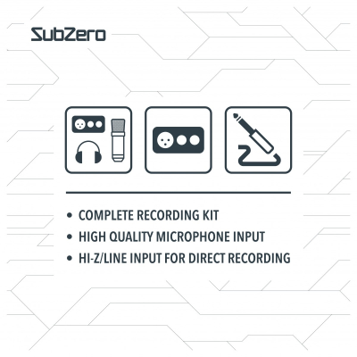 SubZero BASE-1 Complete Recording and Monitoring Bundle