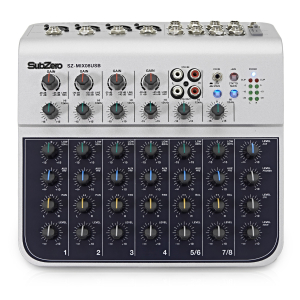 SubZero SZ-MIX08USB 8-Channel USB Mixer/Interface