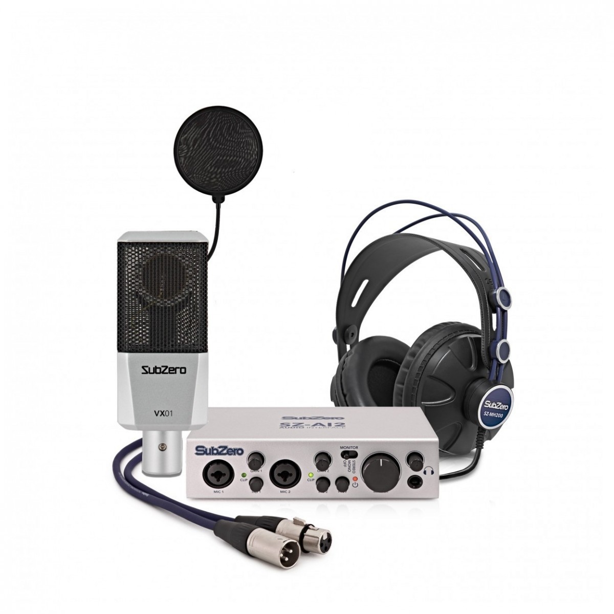 SubZero VX01 Vocalist Starter Pack - פליימק