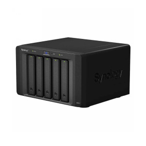 Synology DX517 5 Bay Desktop Network Attached Storage Expansion Enclosure, Black