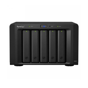 Synology DX517 5 Bay Desktop Network Attached Storage Expansion Enclosure, Black