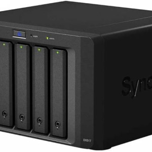 Synology DX517 5 Bay Desktop Network Attached Storage Expansion Enclosure, Black