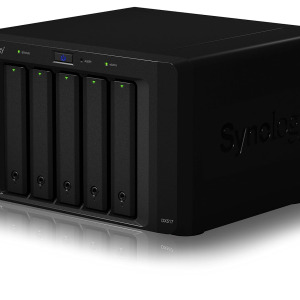 Synology DX517 5 Bay Desktop Network Attached Storage Expansion Enclosure, Black