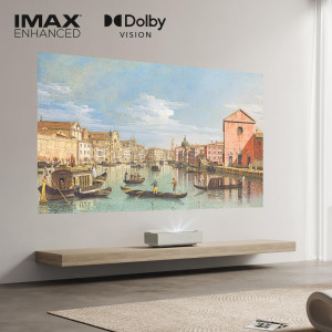XGIMI Aura 2 UHD 4K Ultra Short Throw Projector for Home Theater, Dolby Vision & IMAX Enhanced, 2300 ISO Lumens, 1,000,000:1 Dynamic Contrast Ratio, 60W Harman Kardon Speaker